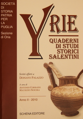 Yrie - Quaderni di Studi Storici Salentini