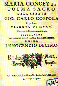 Maria Concetta - Poema sacro