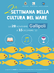 Settimana della Cultura del Mare - Gallipoli - 2013 - depliant manifestazione